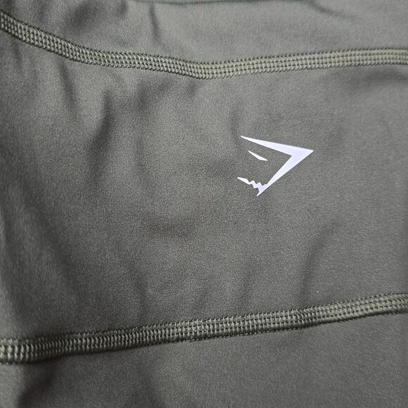 733 NWT Gymshark Everyday V Waistband Leggings Size Large Color CORE OLIVE - Picture 5 of 7